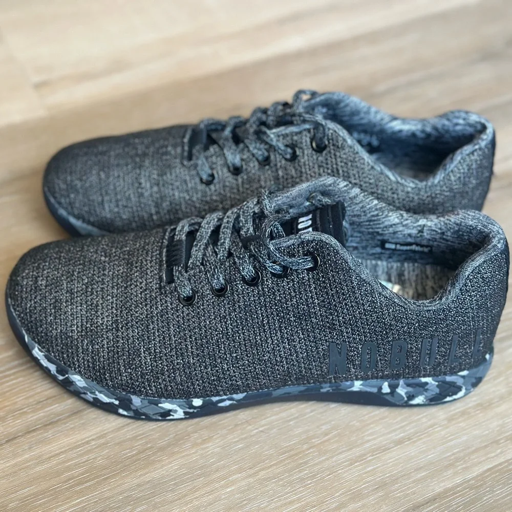 NOBULL Charcoal Women’s Knit Sneakers - Picture 2 of 9
